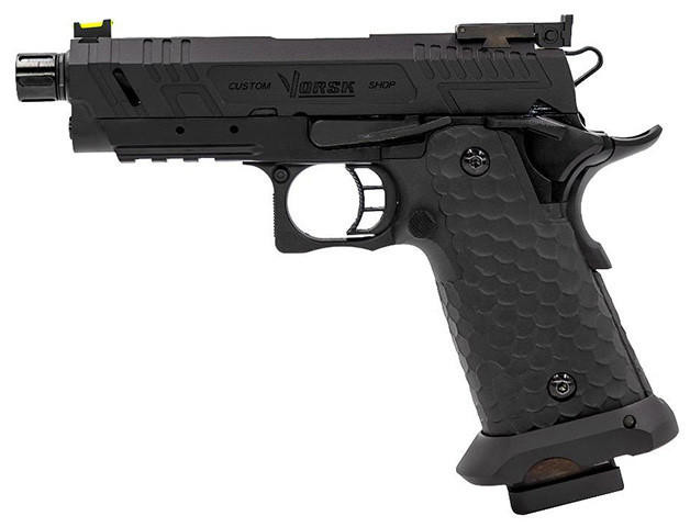 Vorsk CS Compact Vengeance 3.8 Hi Capa Airsoft Pistol, Black
