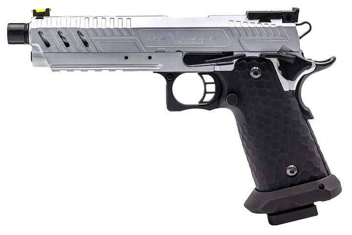 Vorsk CS Vengeance 5.1 Hi Capa Airsoft Pistol, Silver/Black