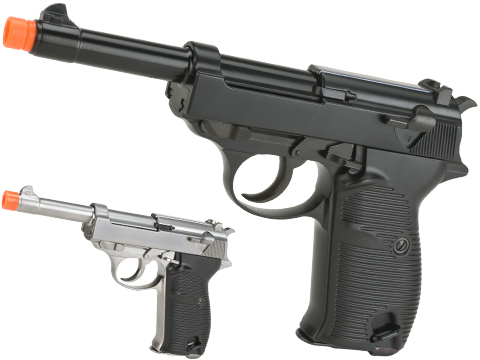 WE Full Metal Heavy Weight P38 Airsoft Gas Blow Back Pistol