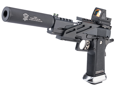 WE-Tech “CQB Master Alpha” Hi-CAPA Gas Blowback Pistol w/ Two Mags