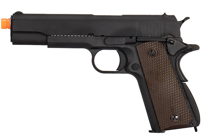 WE-Tech M1911 Metal Co2 Version GBB Airsoft Pistol, Black