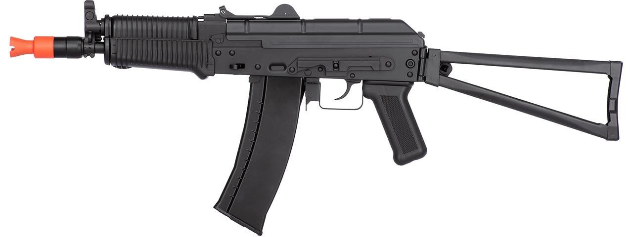 WellFire AK74U Gas Blowback Airsoft Rifle, Black