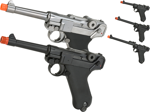 WE-Tech WWII Full Size Luger Gas Blowback Airsoft Pistol