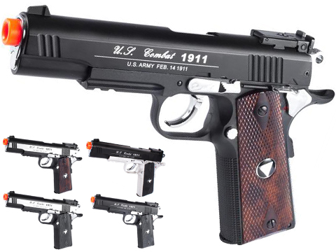 WinGun Xtreme 45 US Combat 1911 Airsoft CO2 Gas Blowback Pistol