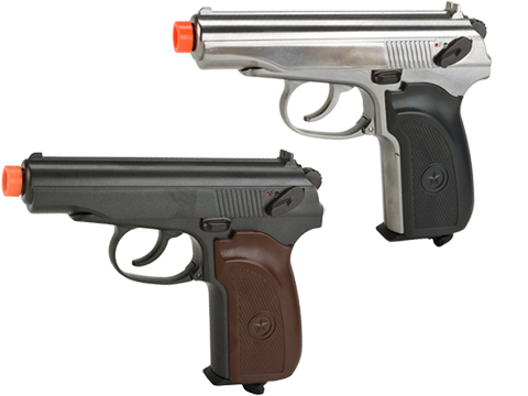 Gun Heaven CO2 Powered Russian PM Blowback Airsoft Pistol