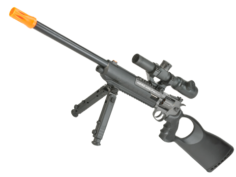 Win Gun M117 CO2 Powered “Herd Wolf” Revolver Carbine Sniper Rifle